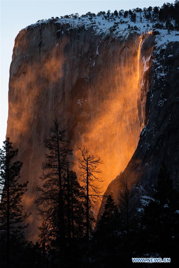 U.S.-CALIFORNIA-YOSEMITE NATIONAL PARK-FIREFALL
