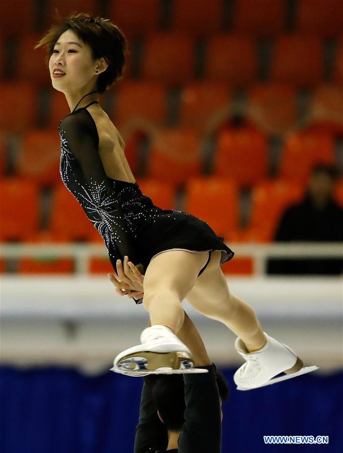 (SP)CHINA-CHANGCHUN-FIGURE SKATING-CHINESE NATIONAL CHAMPIONSHIP COMPETITION(CN)