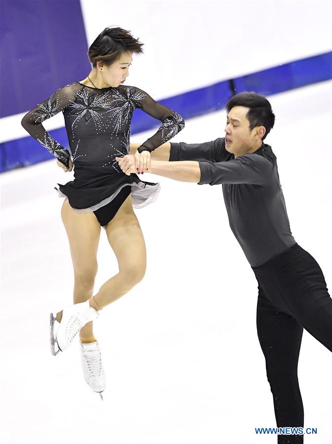 (SP)CHINA-CHANGCHUN-FIGURE SKATING-CHINESE NATIONAL CHAMPIONSHIP COMPETITION(CN)