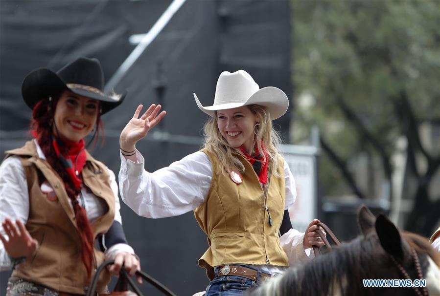 U.S.-HOUSTON-RODEO-PARADE