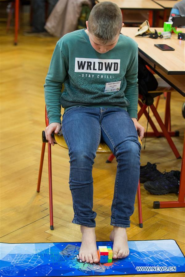 (SP)CROATIA-OSIJEK-RUBIK'S CUBE-COMPETITION