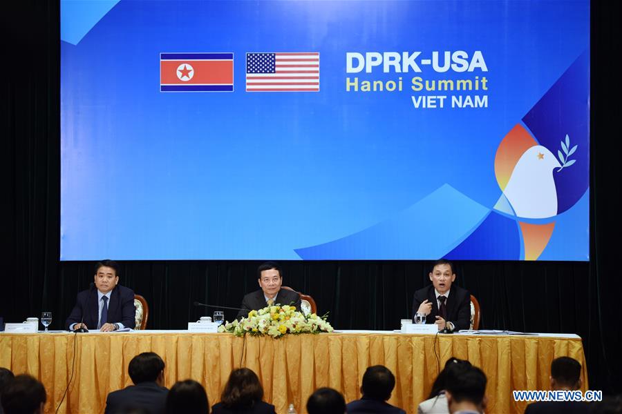 VIETNAM-HANOI-DPRK-U.S. SUMMIT-PRESS CONFERENCE