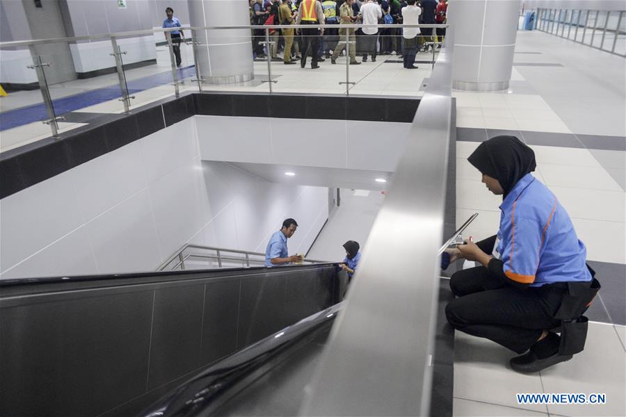 INDONESIA-JAKARTA-MASS RAPID TRANSIT-TRIAL OPERATION