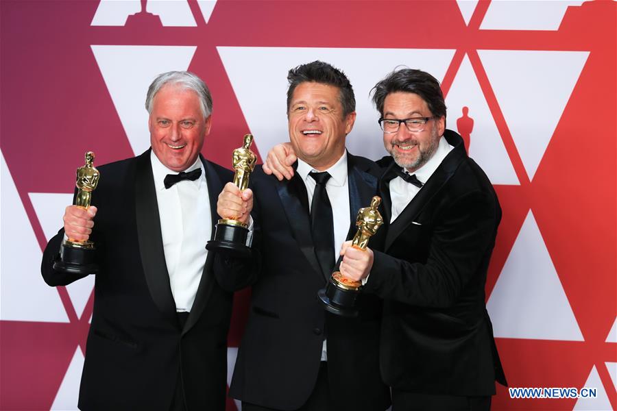 "Bohemian Rhapsody" wins Oscars for Best Sound Mixing Xinhua English.news.cn