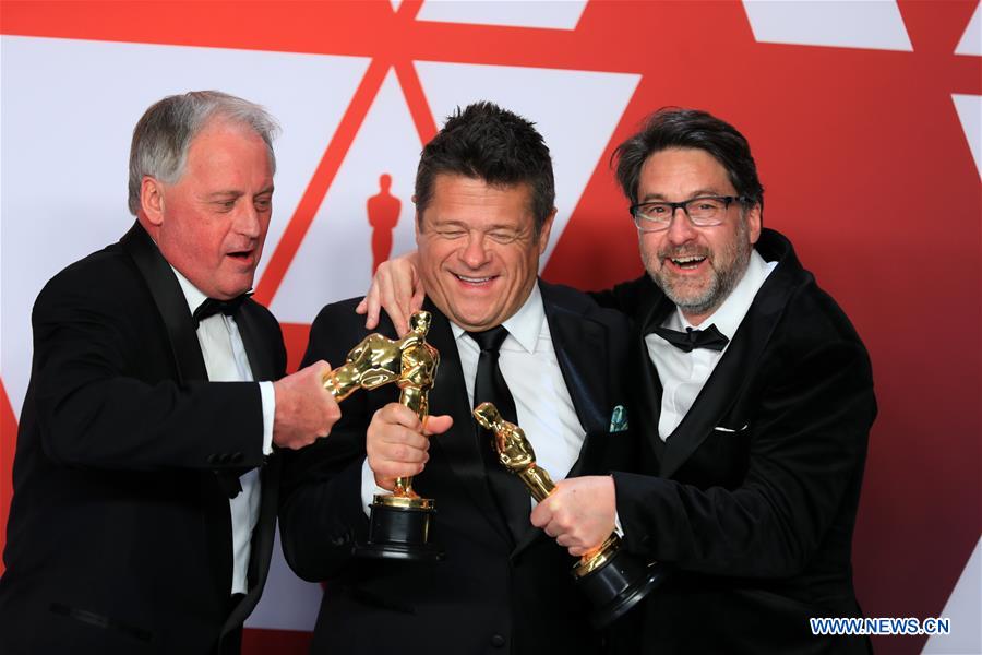 "Bohemian Rhapsody" wins Oscars for Best Sound Mixing Xinhua