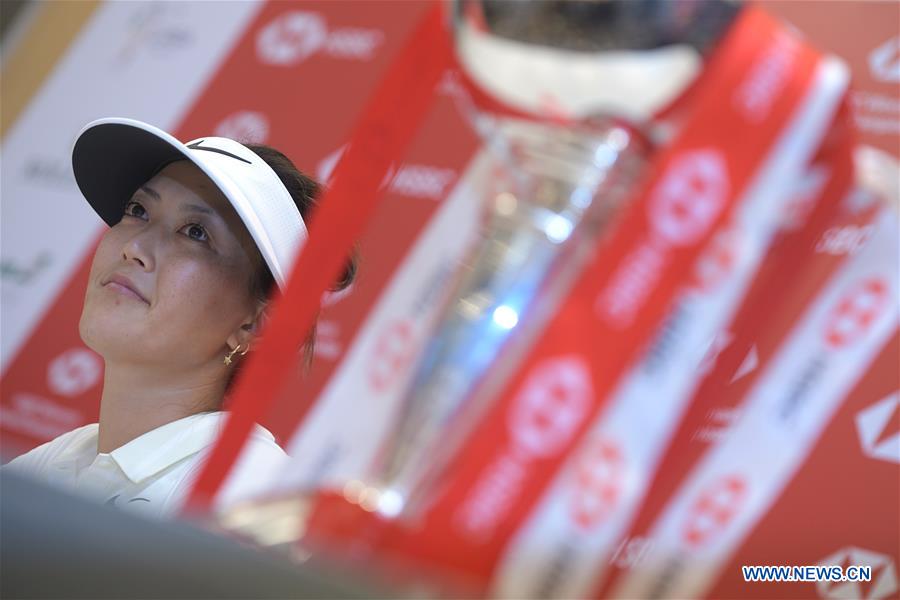 (SP)SINGAPORE-GOLF-HSBC WOMEN'S WORLD CHAMPIONSHIP-PRESS CONFERENCE