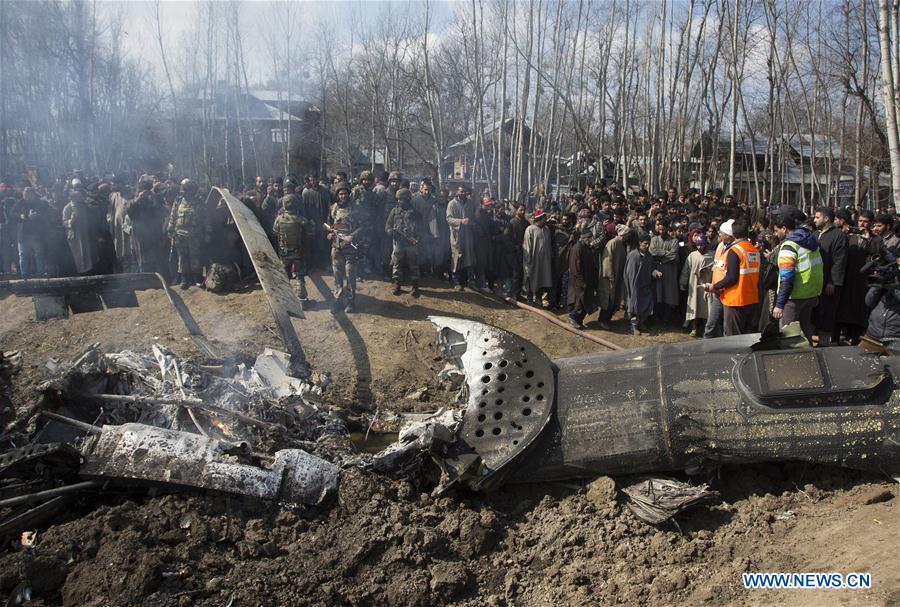 KASHMIR-SRINAGAR-AIRCRAFT CRASH