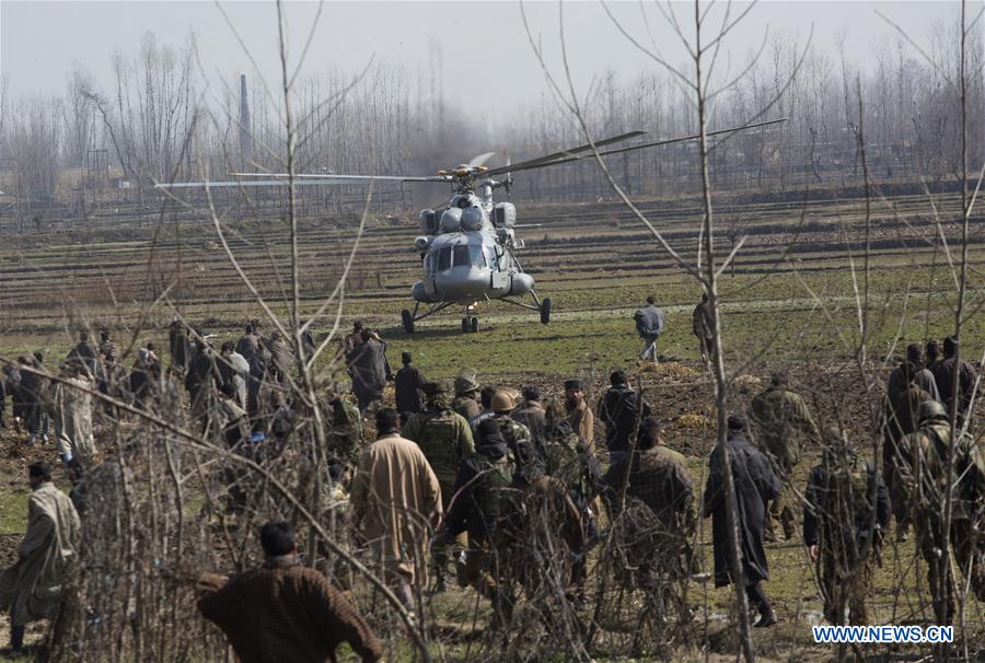 KASHMIR-SRINAGAR-AIRCRAFT CRASH