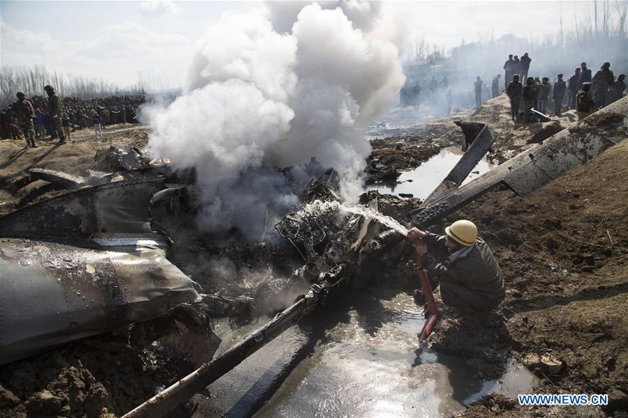 KASHMIR-SRINAGAR-AIRCRAFT CRASH