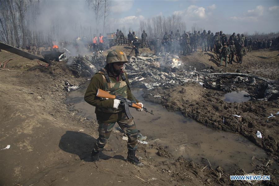 KASHMIR-SRINAGAR-AIRCRAFT CRASH