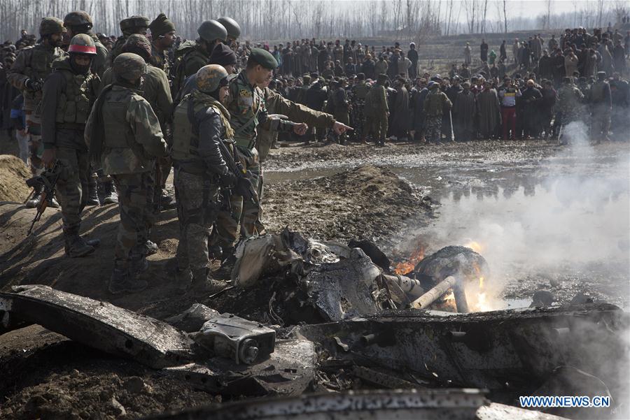 KASHMIR-SRINAGAR-AIRCRAFT CRASH