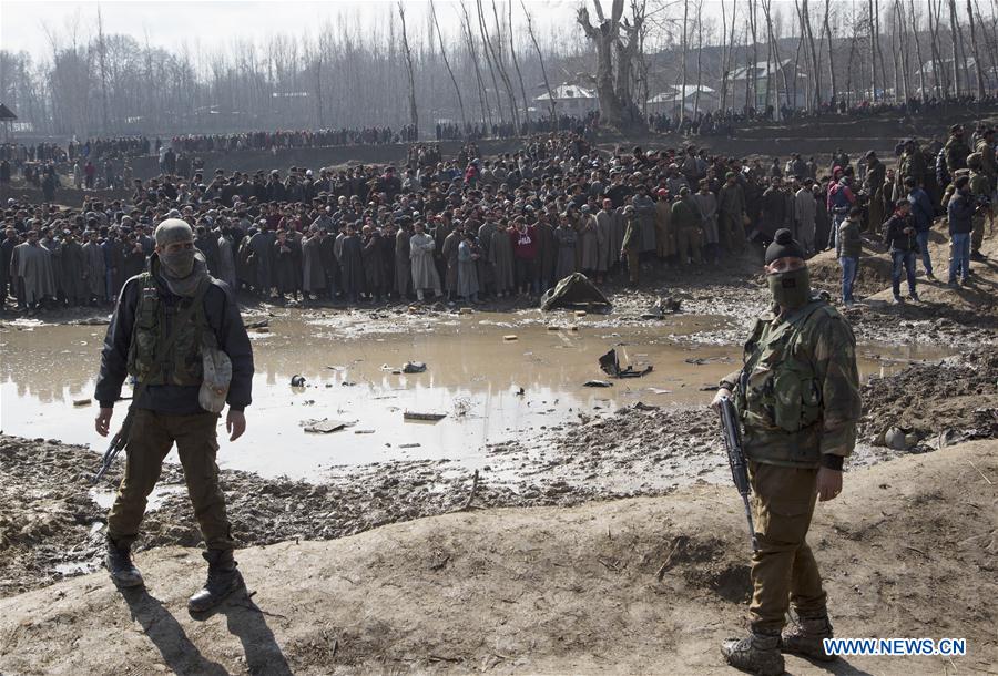 KASHMIR-SRINAGAR-AIRCRAFT CRASH