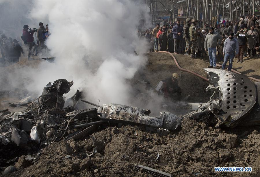 KASHMIR-SRINAGAR-AIRCRAFT CRASH