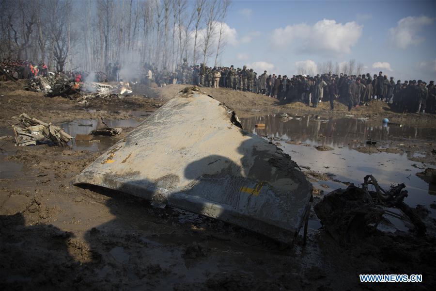 KASHMIR-SRINAGAR-AIRCRAFT CRASH