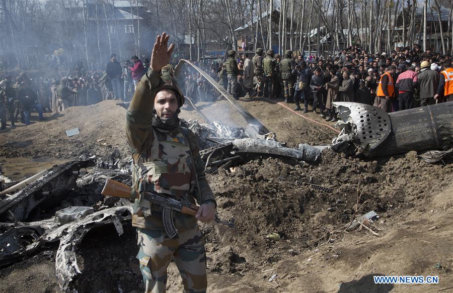 KASHMIR-SRINAGAR-AIRCRAFT CRASH