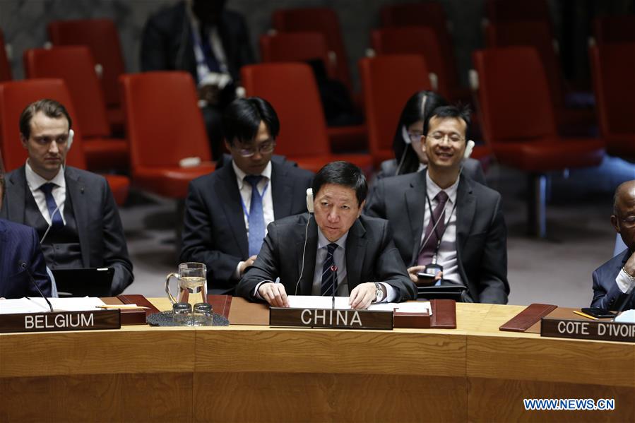 UN-SECURITY COUNCIL-SYRIA-CHINESE ENVOY-MEETING