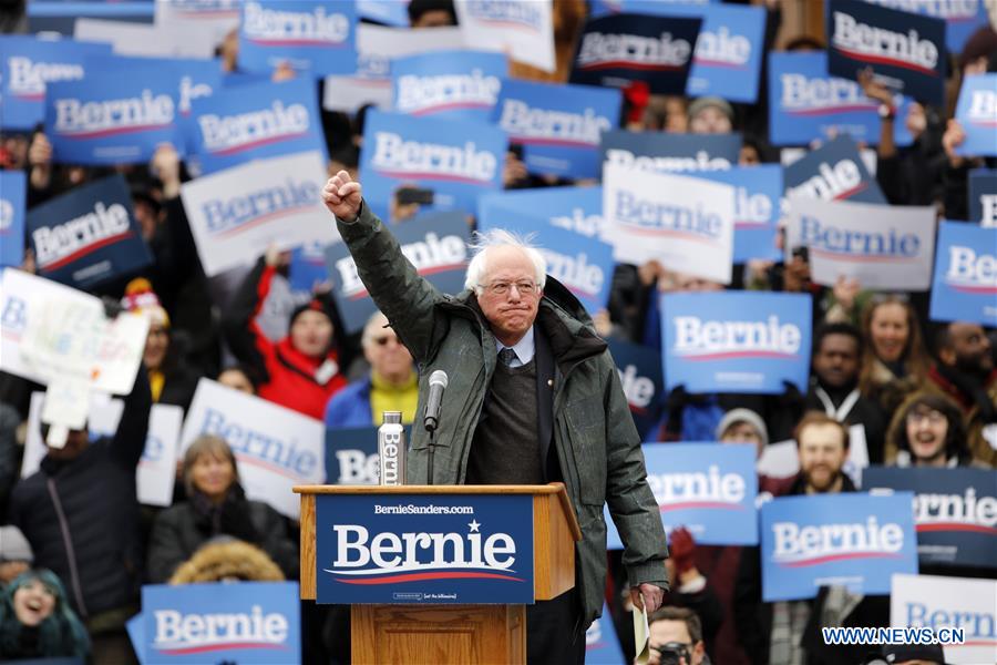 U.S.-NEW YORK-BERNIE SANDERS-PRESIDENTIAL CAMPAIGN