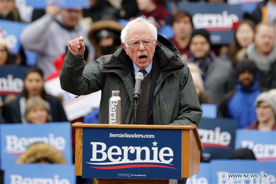 U.S.-NEW YORK-BERNIE SANDERS-PRESIDENTIAL CAMPAIGN