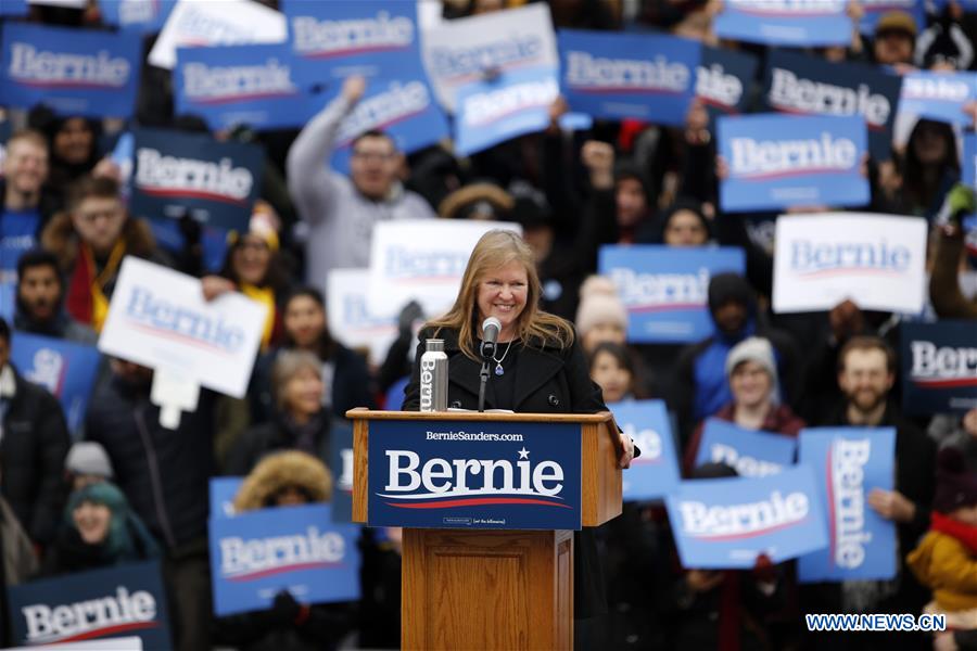 U.S.-NEW YORK-BERNIE SANDERS-PRESIDENTIAL CAMPAIGN
