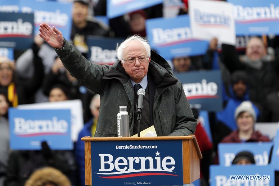 U.S.-NEW YORK-BERNIE SANDERS-PRESIDENTIAL CAMPAIGN