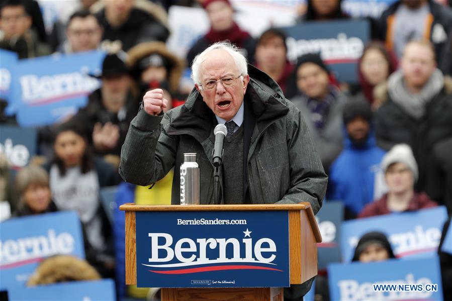 U.S.-NEW YORK-BERNIE SANDERS-PRESIDENTIAL CAMPAIGN