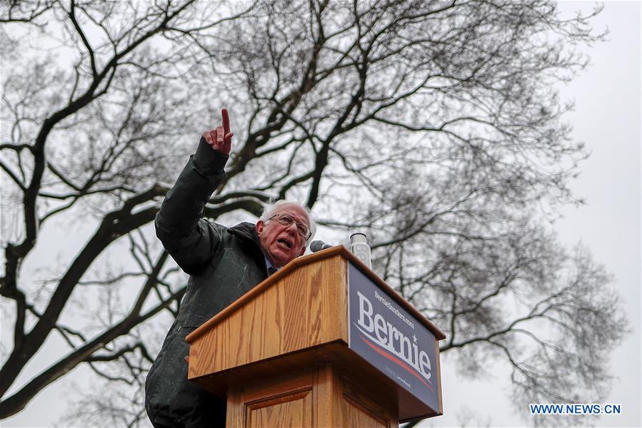 U.S.-NEW YORK-BERNIE SANDERS-PRESIDENTIAL CAMPAIGN