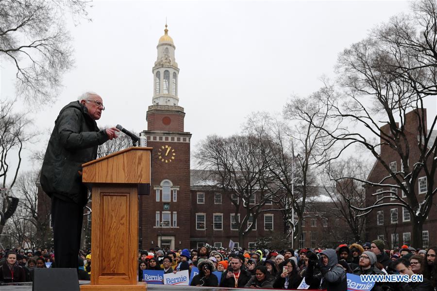 U.S.-NEW YORK-BERNIE SANDERS-PRESIDENTIAL CAMPAIGN