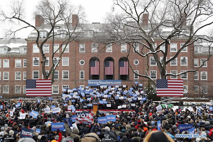 U.S.-NEW YORK-BERNIE SANDERS-PRESIDENTIAL CAMPAIGN