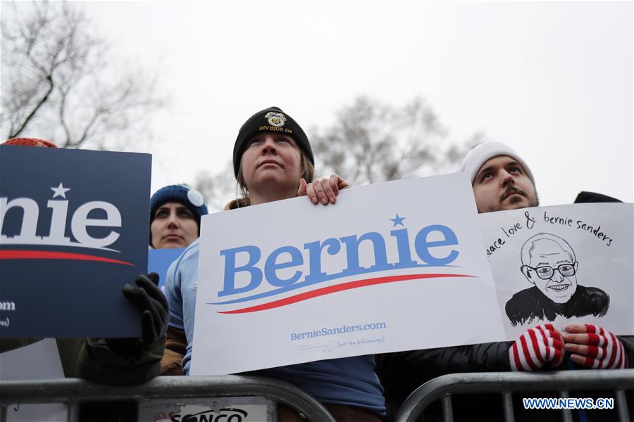 U.S.-NEW YORK-BERNIE SANDERS-PRESIDENTIAL CAMPAIGN