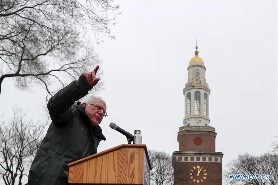 U.S.-NEW YORK-BERNIE SANDERS-PRESIDENTIAL CAMPAIGN