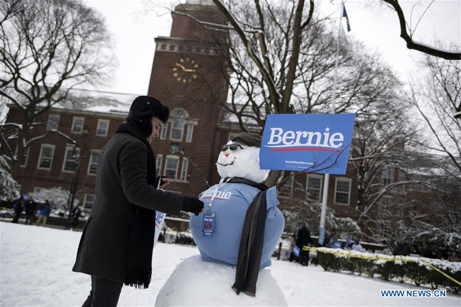 U.S.-NEW YORK-BERNIE SANDERS-PRESIDENTIAL CAMPAIGN