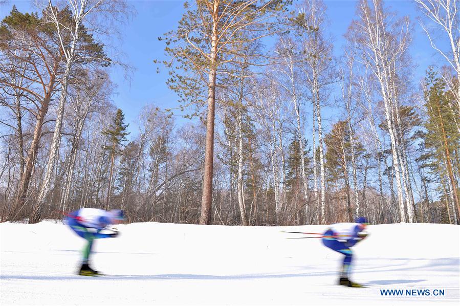 (SP)RUSSIA-KRASNOYARSK-29TH WINTER UNIVERSIADE-CROSS COUNTRY SKIING