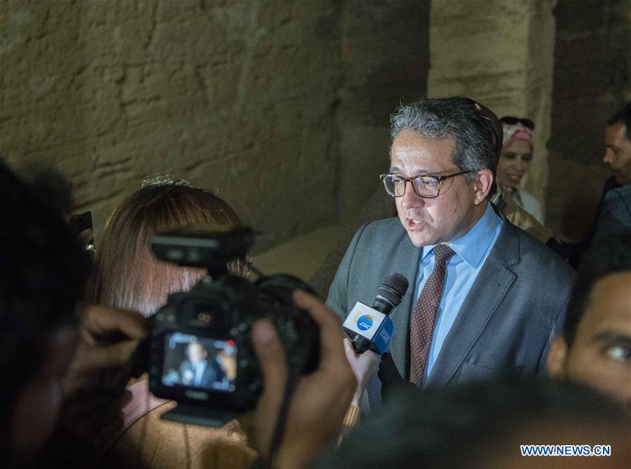 EGYPT-ALEXANDRIA-MINISTER OF ANTIQUITIES-INTERVIEW