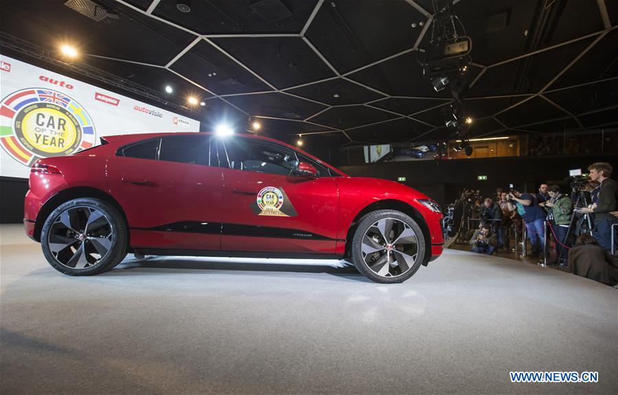 SWITZERLAND-GENEVA-JAGUAR I-PACE-CAR OF THE YEAR