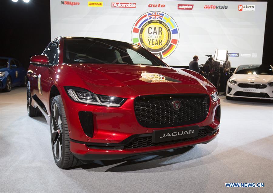 SWITZERLAND-GENEVA-JAGUAR I-PACE-CAR OF THE YEAR