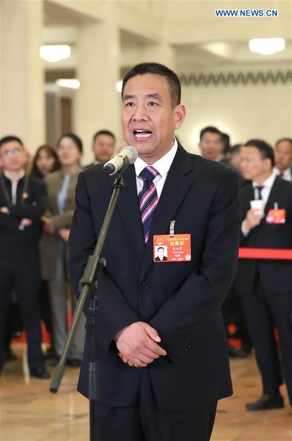 (TWO SESSIONS)CHINA-BEIJING-NPC-DEPUTIES-INTERVIEW (CN)