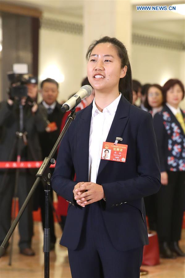 (TWO SESSIONS)CHINA-BEIJING-NPC-DEPUTIES-INTERVIEW (CN)