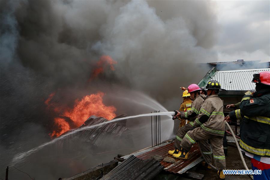PHILIPPINES-QUEZON CITY-RESIDENTIAL FIRE