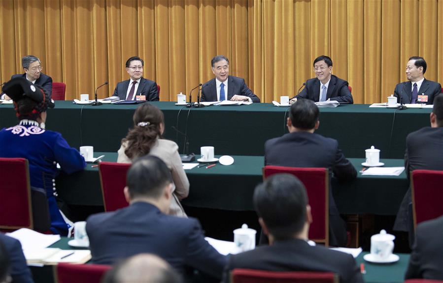 (TWO SESSIONS)CHINA-BEIJING-WANG YANG-NPC-PANEL DISCUSSION (CN) 