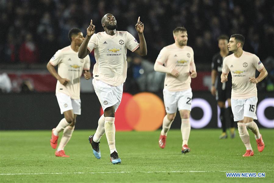 (SP)FRANCE-PARIS-FOOTBALL-UEFA CHAMPIONS LEAGUE-PSG VS MAN. UNITED