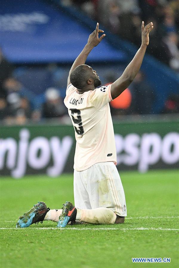 (SP)FRANCE-PARIS-FOOTBALL-UEFA CHAMPIONS LEAGUE-PSG VS MAN. UNITED