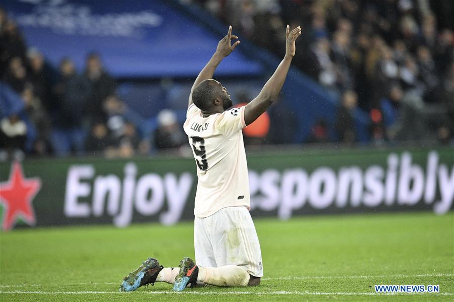 (SP)FRANCE-PARIS-FOOTBALL-UEFA CHAMPIONS LEAGUE-PSG VS MAN. UNITED