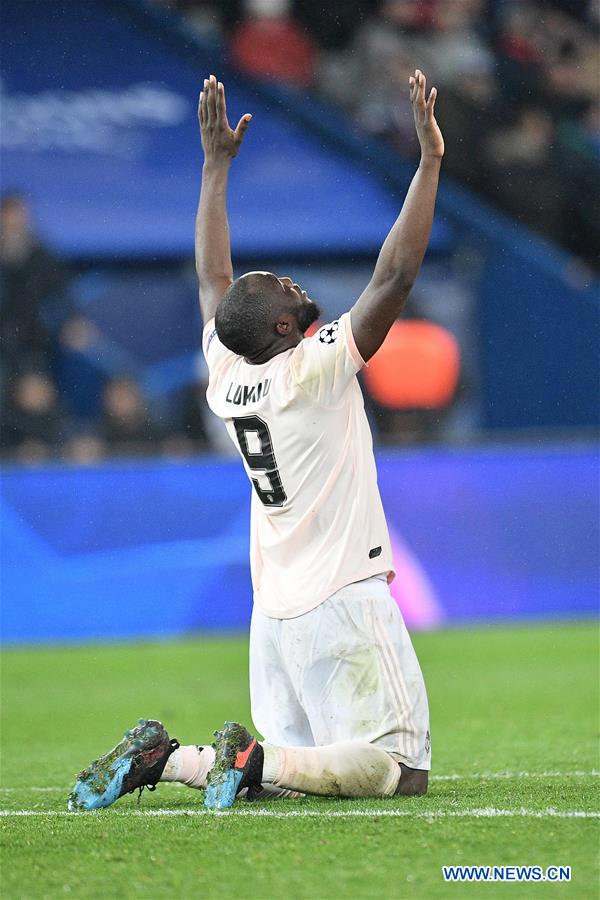 (SP)FRANCE-PARIS-FOOTBALL-UEFA CHAMPIONS LEAGUE-PSG VS MAN. UNITED