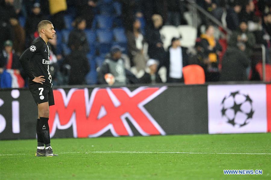 (SP)FRANCE-PARIS-FOOTBALL-UEFA CHAMPIONS LEAGUE-PSG VS MAN. UNITED