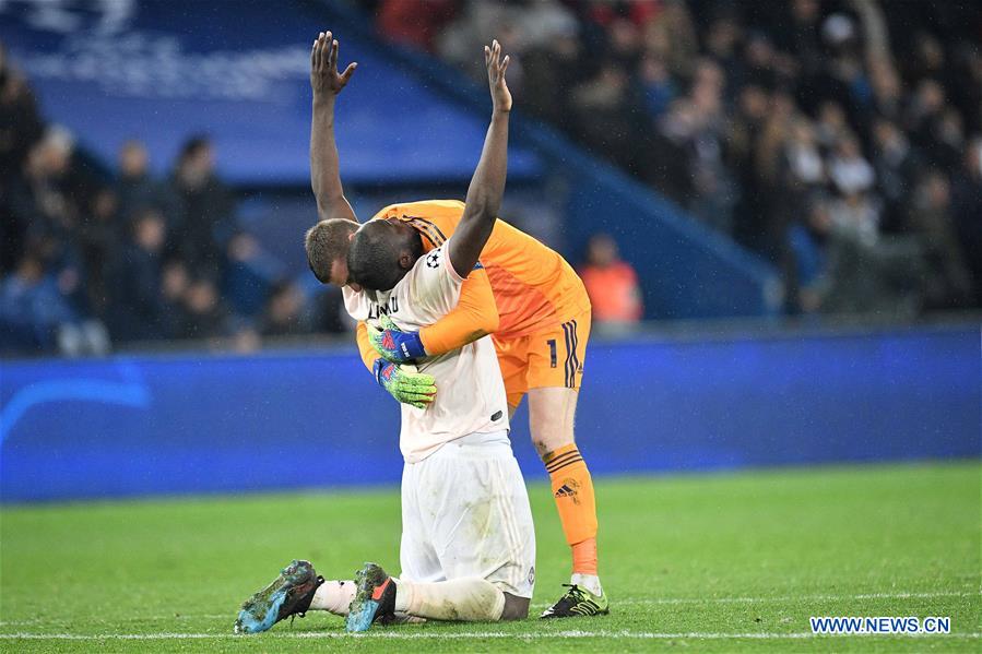 (SP)FRANCE-PARIS-FOOTBALL-UEFA CHAMPIONS LEAGUE-PSG VS MAN. UNITED