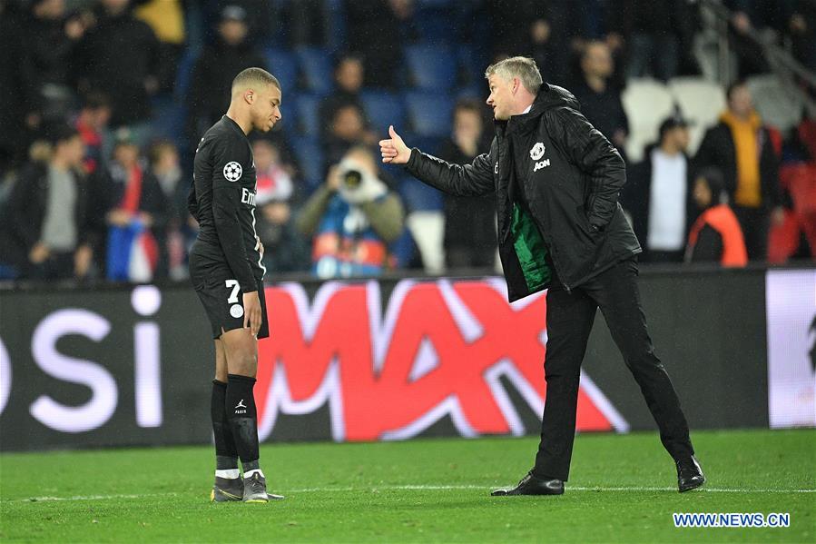 (SP)FRANCE-PARIS-FOOTBALL-UEFA CHAMPIONS LEAGUE-PSG VS MAN. UNITED