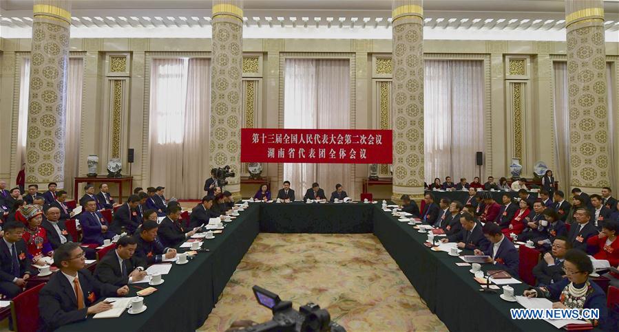 (TWO SESSIONS)CHINA-BEIJING-NPC-HUNAN DELEGATION-PLENARY MEETING (CN)
