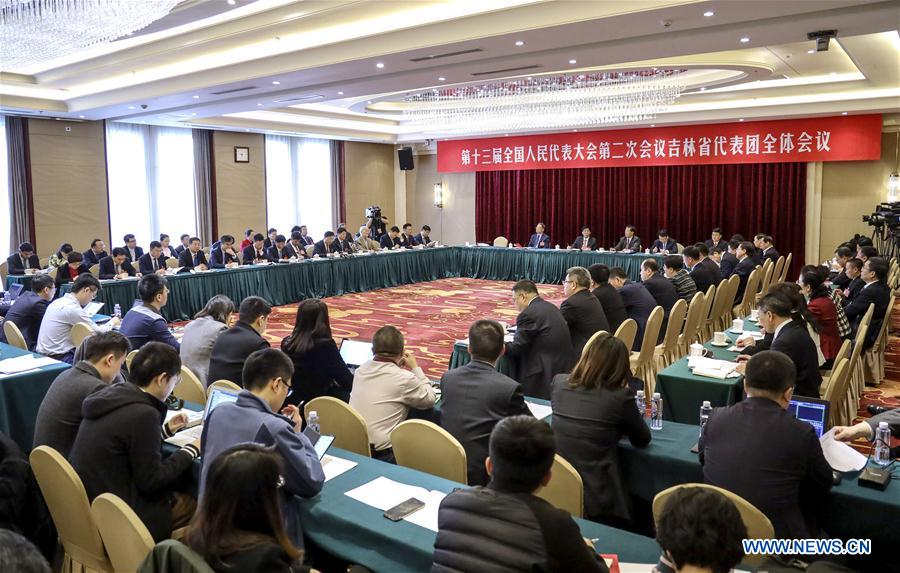 (TWO SESSIONS)CHINA-BEIJING-NPC-JILIN DELEGATION-PLENARY MEETING (CN)