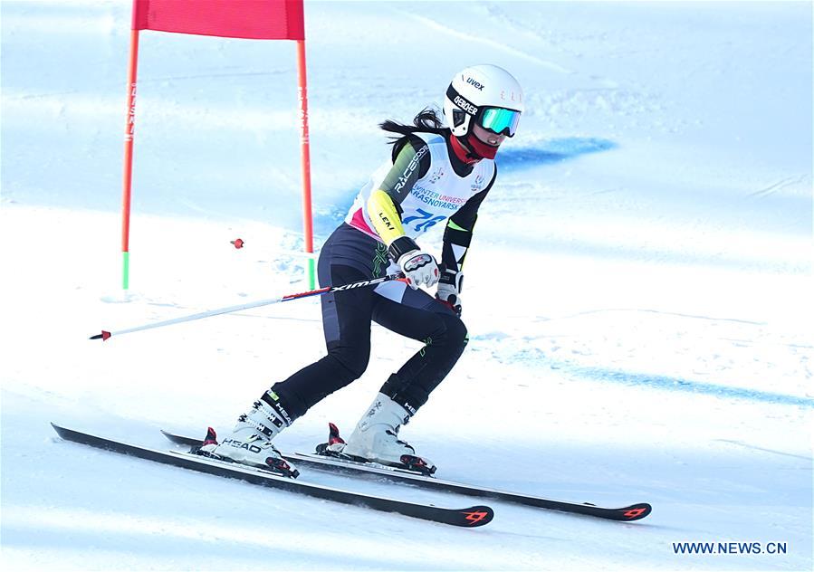 (SP)RUSSIA-KRASNOYARSK-WINTER UNIVERSIADE-ALPINE SKIING-GIANT SLALOM