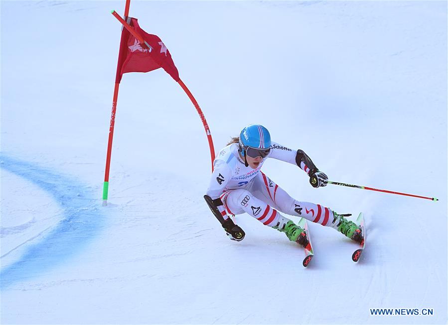 (SP)RUSSIA-KRASNOYARSK-WINTER UNIVERSIADE-ALPINE SKIING-GIANT SLALOM